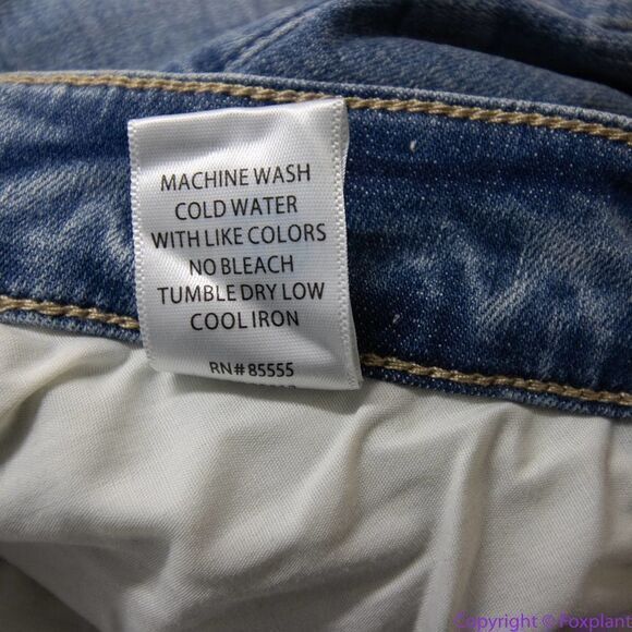 NEW Pistola cropped cuffed distressed jeans in better‎ half wash, 18W - Picture 12 of 14